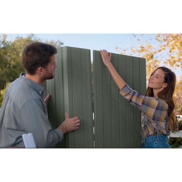 Keter 6’x8′ Darwin Heavy Duty Plastic Garden Shed – Green-oakleysgardenmachine- Free shipping